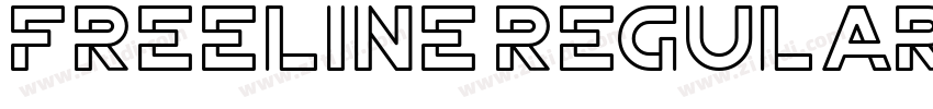 FreeLine Regular字体转换